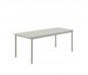 Stół ogrodowy LINEAR STEEL 200 x 75 cm MUUTO - grey/metal
