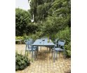 Stół ogrodowy LINEAR STEEL 220 x 90 cm MUUTO - pale blue/metal