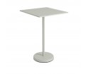 Stolik kawiarniany LINEAR STEEL CAFÉ TABLE 70 x 70 cm MUUTO - wys. 105 cm, grey/metal, na zewnątrz