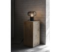 Lampa stołowa Karl-Johan New Works - czarny marmur, przydymione szkło
