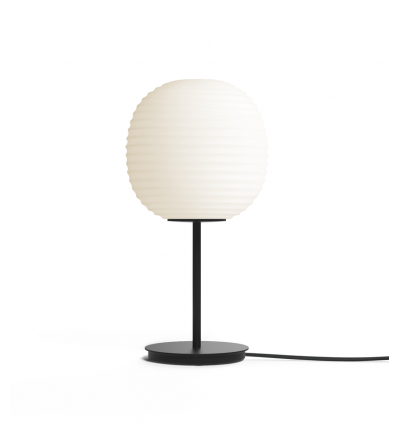 Lampa stołowa Lantern New Works - mała, biały klosz