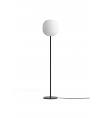 Lampa podłogowa Lantern New Works - średnia, biały klosz