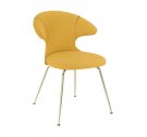 Krzesło tapicerowane Time Flies UMAGE - curry sun, złote nogi