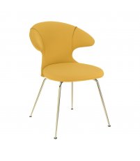 Krzesło tapicerowane Time Flies UMAGE - curry sun, złote nogi