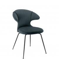 Krzesło tapicerowane Time Flies UMAGE - quantom blue, czarne nogi