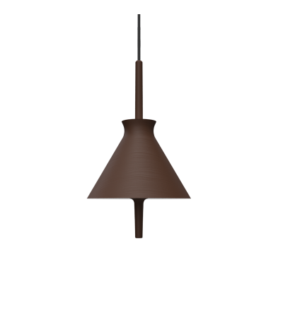 Lampa wisząca Totana Pott - Ø20, brązowa