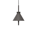 Lampa wisząca Totana Pott - Ø20, ciemnoszara