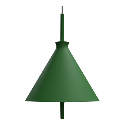 Lampa wisząca Totana Pott - Ø35, zielona