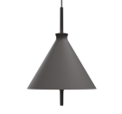Lampa wisząca Totana Pott - Ø35, ciemnoszara
