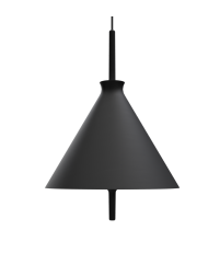 Lampa wisząca Totana Pott - Ø35, czarna