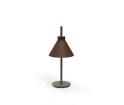 Lampa stołowa Totana Pott - Ø20, brązowa