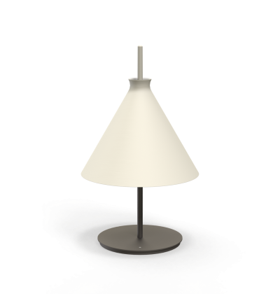 Lampa stołowa Totana Pott - Ø35, biała