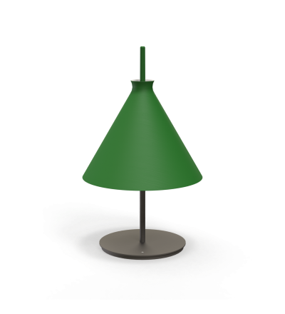 Lampa stołowa Totana Pott - Ø35, zielona
