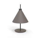 Lampa stołowa Totana Pott - Ø35, ciemnoszara