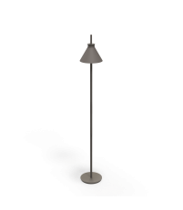 Lampa podłogowa Totana Pott - Ø20, ciemnoszara