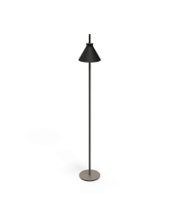 Lampa podłogowa Totana Pott - Ø20, czarna