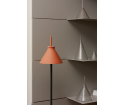 Lampa podłogowa Totana Pott - Ø20, biała, wersja ze stolikiem