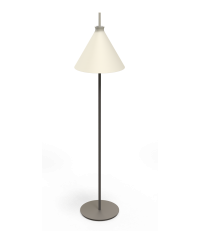 Lampa podłogowa Totana Pott - Ø35, biała