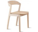 Krzesło tapicerowane SM827 Skovby- olejowana na biało lita dębina, plecione siedzisko