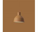 Lampa Unfold Muuto - z silikonu / kolor gliniany