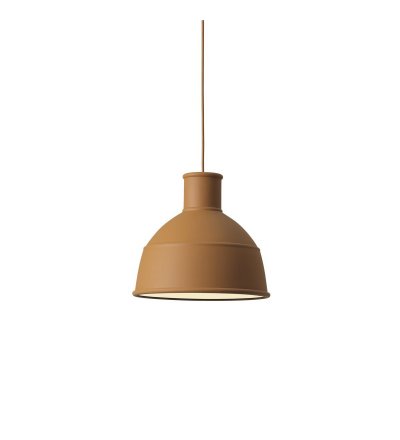 Lampa Unfold Muuto - z silikonu / kolor gliniany