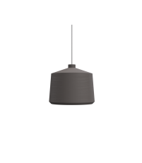 Lampa wisząca Flame21 Pott - ciemnoszara/ biały kabel