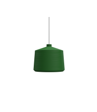 Lampa wisząca Flame21 Pott - zielona/ biały kabel