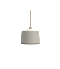 Lampa wisząca Flame21 Pott - biała/ jutowy kabel