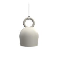 Lampa wisząca Caló30 Pott - biała/ biały kabel