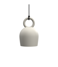 Lampa wisząca Caló30 Pott - biała/ czarny kabel