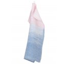 Lniany ręcznik kąpielowy SAARI Lapuan Kankurit -  95 x 180 cm, różowo-niebieski
