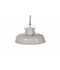 Lampa industrialna owalna Be Pure - jasnoszara / beżowa