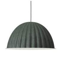 Lampa wisząca Under the Bell Muuto - średnica 55 cm, ciemnozielona