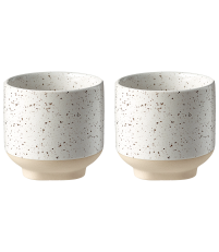 Kubek Forma Mug Bolia - zestaw 2 biało-piaskowych szt., Ø15 cm x H13.5 cm
