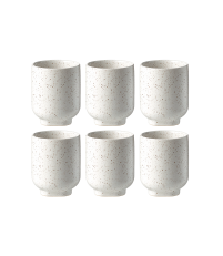 Kubek Forma Mug Bolia - zestaw 6 białych szt., Ø8 cm x H9,5 cm