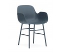 Minimalistyczny fotel na metalowych nogach - FORM ARMCHAIR od Normann Copenhagen - sześć kolorów