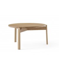 Stolik Passage Lounge Table Audo Copenhagen (dawniej Menu) -średnica 70 cm, naturalny dąb
