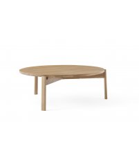 Stolik Passage Lounge Table Audo Copenhagen (dawniej Menu) -średnica 90 cm, naturalny dąb