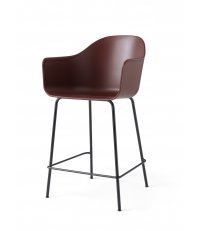 Hoker Harbour Counter chair Audo Copenhagen (dawniej Menu) - różne kolory siedziska, burned red/ czerń