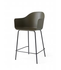 Hoker Harbour Counter chair Audo Copenhagen (dawniej Menu) - różne kolory siedziska, olive/ czerń