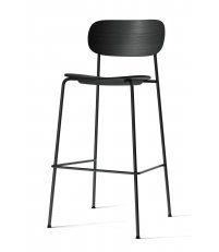 Hoker Co Bar Chair Audo Copenhagen (dawniej Menu) - czarny dąb/ czarna podstawa