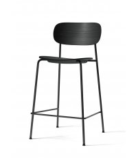 Hoker Co Counter Chair Audo Copenhagen (dawniej Menu) - naturalny dąb/ czarna podstawa