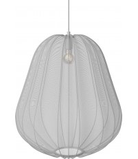 Lampa wisząca Balloon Bolia Ø53,5 x H60 cm - jasnoszara tkanina