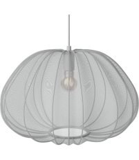 Lampa wisząca Balloon Bolia Ø49,5 x H30 cm - jasnoszara tkanina