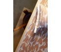 Poduszka do sauny JAKALA Lapuan Kankurit -  20 x 46 cm, biało-oliwkowy