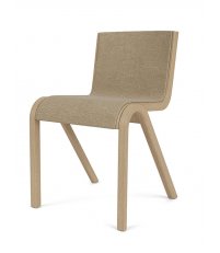 Krzesło tapicerowane Ready Dining Chair Audo Copenhagen (dawniej Menu) - naturalny dąb/ tapicerowany front Audo Bouclé 02