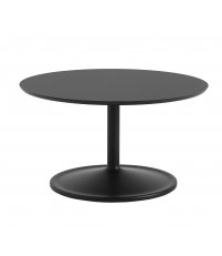 Stolik kawowy Soft Coffee Table - Ø75 cm H42 cm, czarny