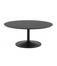 Stolik kawowy Soft Coffee Table - Ø95 cm H42 cm, czarny