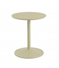Stolik Soft Side Table - Ø41 cm H48 cm, beżowozielony