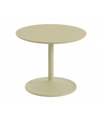 Stolik Soft Side Table - Ø48 cm H40 cm, beżowozielony